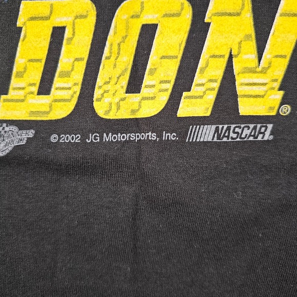 Competitors View Jeff Gordon NASCAR Champion 2001‎ Racing Graphic Tee M Vintage - Picture 8 of 8